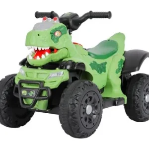 Quadriciclo Elétrico Infantil 6V Dinossauro Rex – Verde