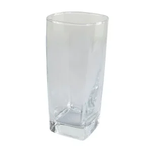 Jogo 6 Copos Quadrado Texas Vidro 290ml