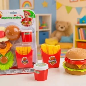 Kit Comida Infantil Pequenos Chefs Brinquedo Cozinha